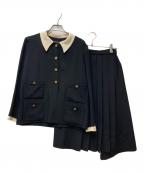 CHANELシャネル）の古着「スカートセットアップ」｜ブラック