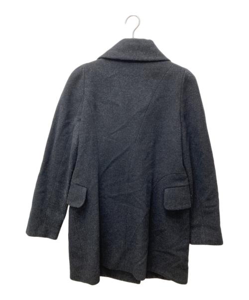 Vivienne Westwood RED LABEL（ヴィヴィアンウエストウッドレッドレーベル）Vivienne Westwood RED LABEL (ヴィヴィアンウエストウッドレッドレーベル) オーブボタンウールコート　16-01-662007 グレー サイズ:2の古着・服飾アイテム