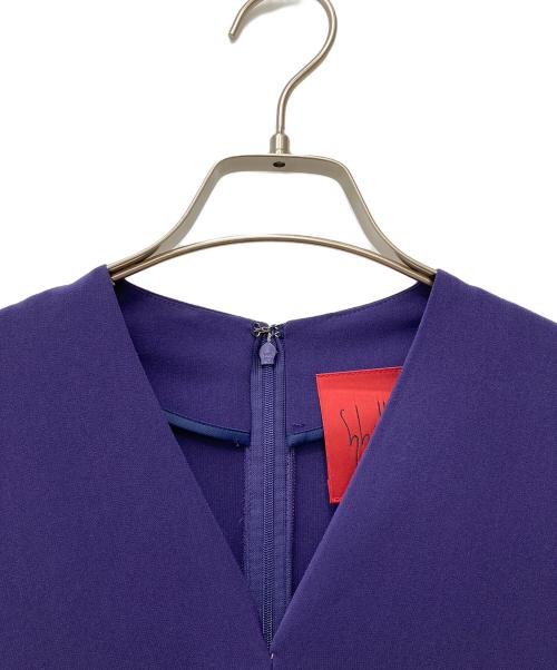 Sybilla（シビラ）Sybilla (シビラ) ウエストベルトカシュクールドレス GDECT-15560 パープル サイズ:Mの古着・服飾アイテム