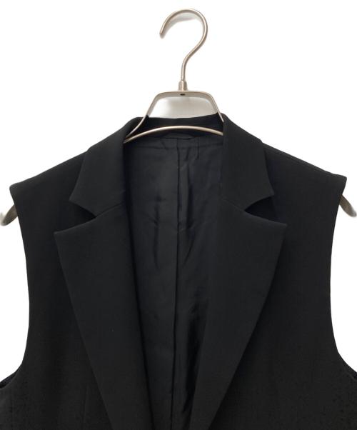 ANAYI（アナイ）ANAYI (アナイ) パウダリーテーラードジレ 10232710180 ブラック サイズ:34の古着・服飾アイテム