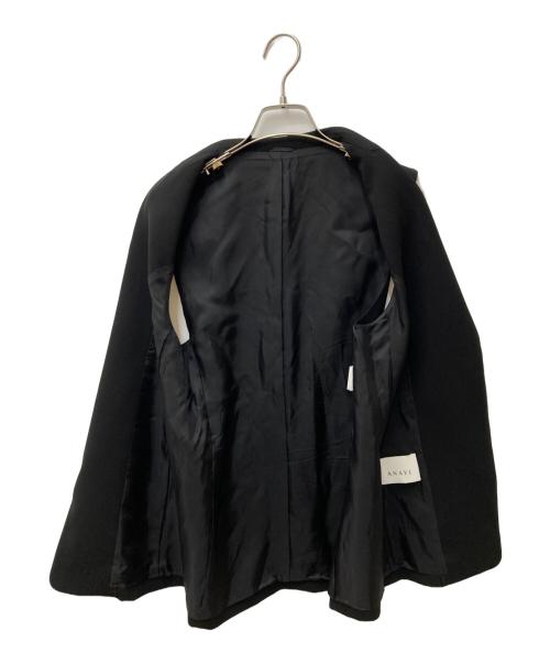 ANAYI（アナイ）ANAYI (アナイ) パウダリーテーラードジレ 10232710180 ブラック サイズ:34の古着・服飾アイテム