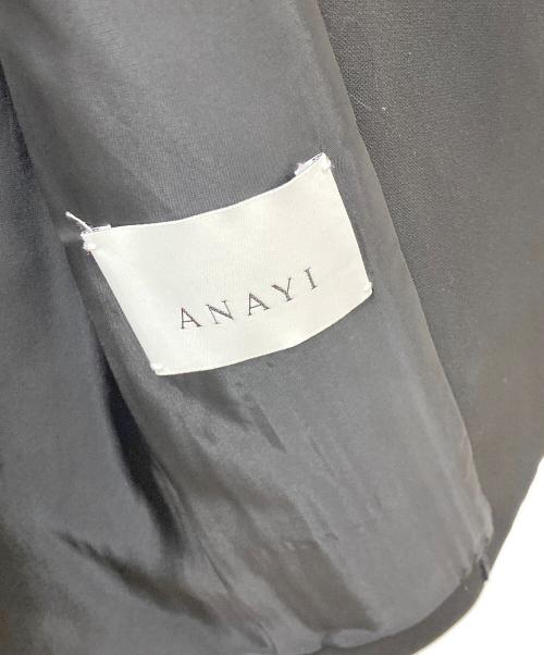 ANAYI（アナイ）ANAYI (アナイ) パウダリーテーラードジレ 10232710180 ブラック サイズ:34の古着・服飾アイテム