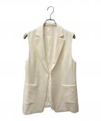 ANAYIアナイ）の古着「パウダリーテーラードジレ 10232710180」｜ベージュ