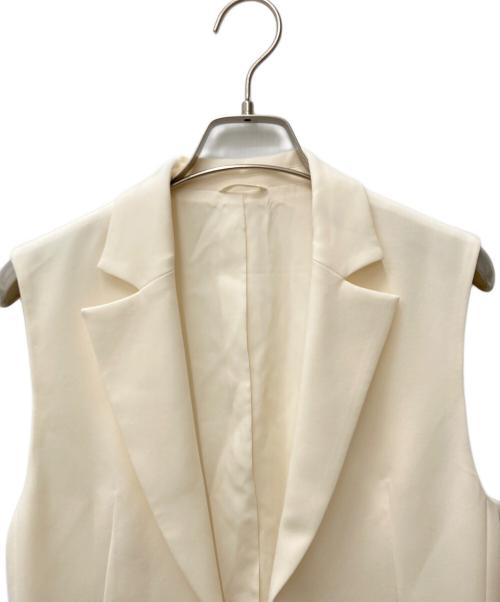 ANAYI（アナイ）ANAYI (アナイ) パウダリーテーラードジレ 10232710180 ベージュ サイズ:34の古着・服飾アイテム