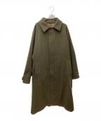 STEVEN ALANスティーブンアラン）の古着「COOKIE CLTH BALMACAAN COAT 8125-104-0728」｜カーキ