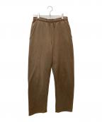 entire studiosエンタイアスタジオ）の古着「STRAIGHT LEG SWEATPANT ES2204」｜ブラウン