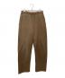 entire studios（エンタイアスタジオ）の古着「STRAIGHT LEG SWEATPANT ES2204」｜ブラウン