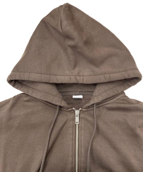 ndx（エヌディーエックス）ndx (エヌディーエックス) コットンジップパーカー 535536-1/1 ブラウン サイズ:Mの古着・服飾アイテム