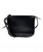 A.P.C.アーペーセー）の古着「レザーショルダーバッグ PS0179」｜ブラック