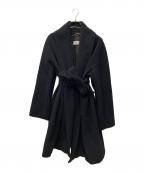 MaxMaraマックスマーラ）の古着「ショールカラーコート」｜ブラック