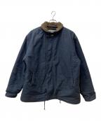 HOUSTONヒューストン）の古着「デッキジャケット」｜ネイビー