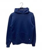 RUSSELL ATHLETICラッセルアスレチック）の古着「プルオーバーパーカー」｜ネイビー