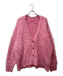 MAISON SPECIAL（メゾンスペシャル）の古着「メランジファーニットカーディガン 212222365105」｜ピンク