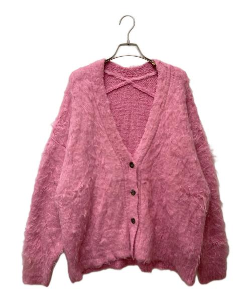 MAISON SPECIAL（メゾンスペシャル）MAISON SPECIAL (メゾンスペシャル) メランジファーニットカーディガン 212222365105 ピンク サイズ:Freeの古着・服飾アイテム