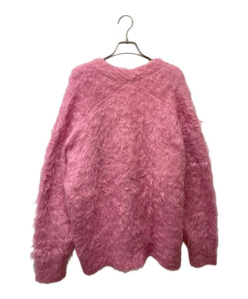 MAISON SPECIAL（メゾンスペシャル）MAISON SPECIAL (メゾンスペシャル) メランジファーニットカーディガン 212222365105 ピンク サイズ:Freeの古着・服飾アイテム