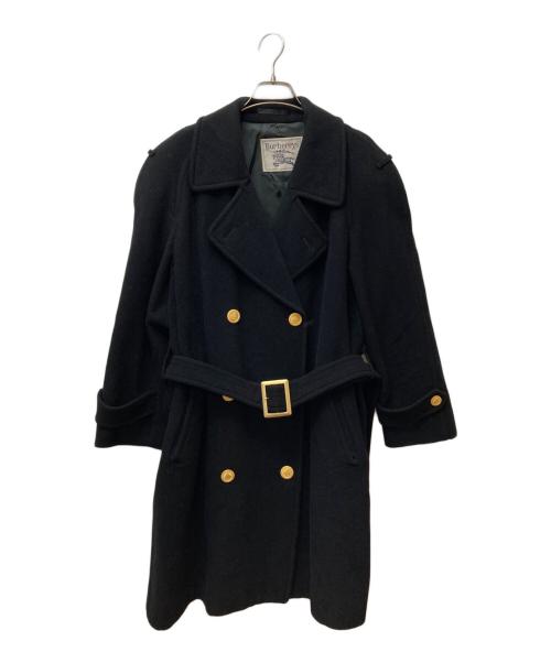 Burberry's（バーバリー）Burberry's (バーバリーズ) 金釦Pコート FT021-523-09 ブラック サイズ:9ARの古着・服飾アイテム
