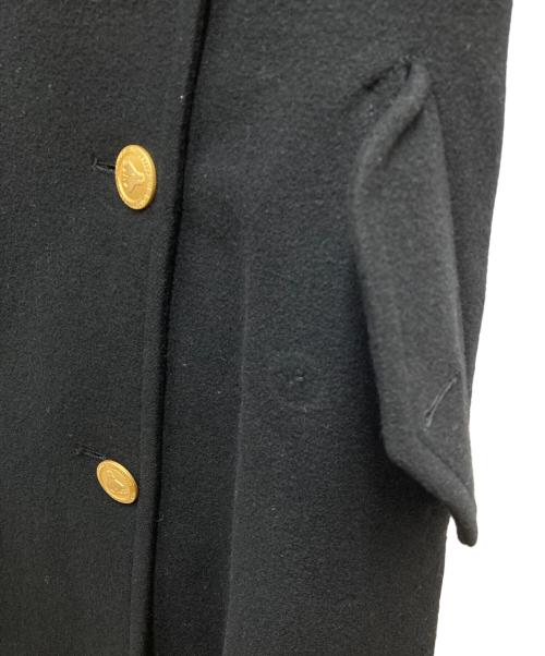 Burberry's（バーバリー）Burberry's (バーバリーズ) 金釦Pコート FT021-523-09 ブラック サイズ:9ARの古着・服飾アイテム