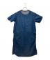 45R（フォーティファイブ・アール）の古着「綿麻小麦デニムのジャンパードレスワンピース　70650152」｜インディゴ