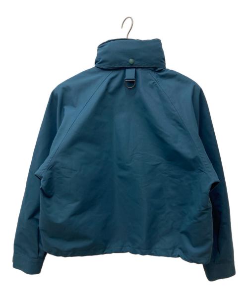 Eddie Bauer（エディーバウアー）Eddie Bauer (エディーバウアー) ショート丈フィッシングジャケット エメラルドグリーン サイズ:Sの古着・服飾アイテム