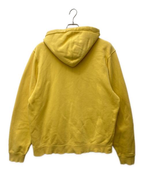 stussy（ステューシー）stussy (ステューシー) Stock Logo Applique Hood イエロー サイズ:Mの古着・服飾アイテム