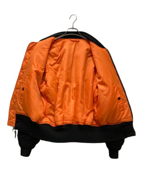 ALPHA（アルファ）ALPHA (アルファ) MA-1ジャケット ブラック サイズ:Mの古着・服飾アイテム