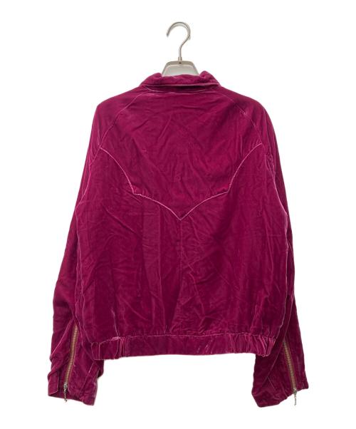 SUGARHILL（シュガーヒル）SUGARHILL (シュガーヒル) VELVET WESTERN JACKET　20AWJK03 パープル×イエロー サイズ:2の古着・服飾アイテム