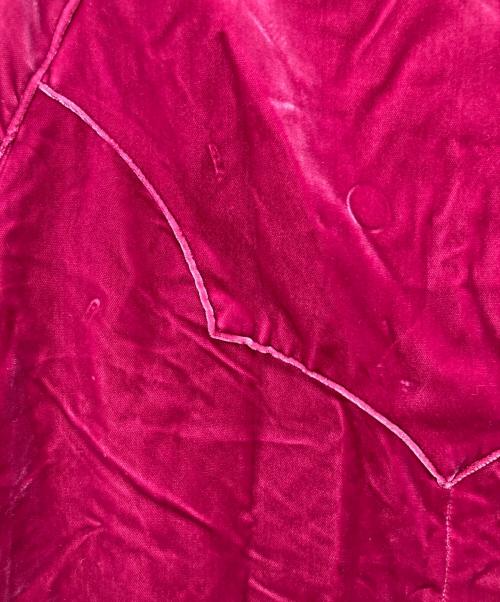 SUGARHILL（シュガーヒル）SUGARHILL (シュガーヒル) VELVET WESTERN JACKET　20AWJK03 パープル×イエロー サイズ:2の古着・服飾アイテム