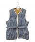 laid.B（レイド ビー）の古着「LIFESAVING VEST　23FW-VT01」｜ブルー×ホワイト