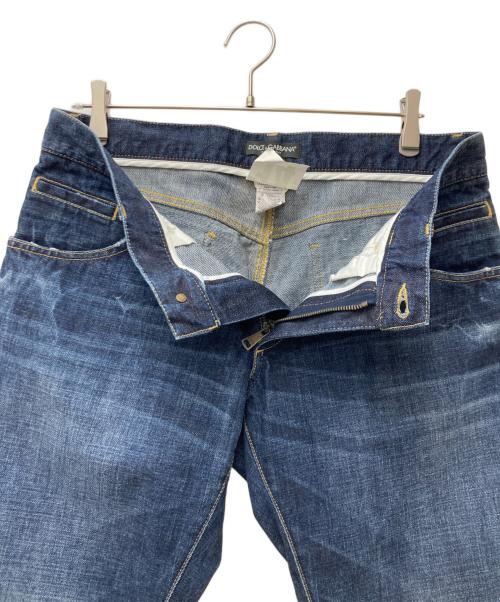 DOLCE & GABBANA（ドルチェ＆ガッバーナ）DOLCE & GABBANA (ドルチェ＆ガッバーナ) ストレートデニムパンツ インディゴ サイズ:48の古着・服飾アイテム