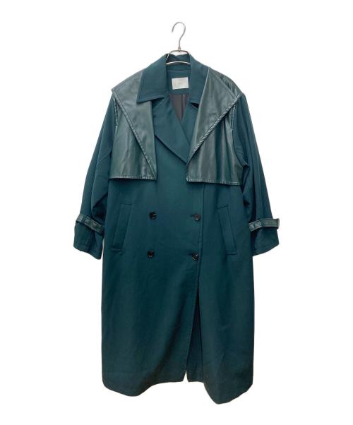 HARE（ハレ）HARE (ハレ) フェイクレザーキリカエコート　HAL07178AD グリーン サイズ:Fの古着・服飾アイテム