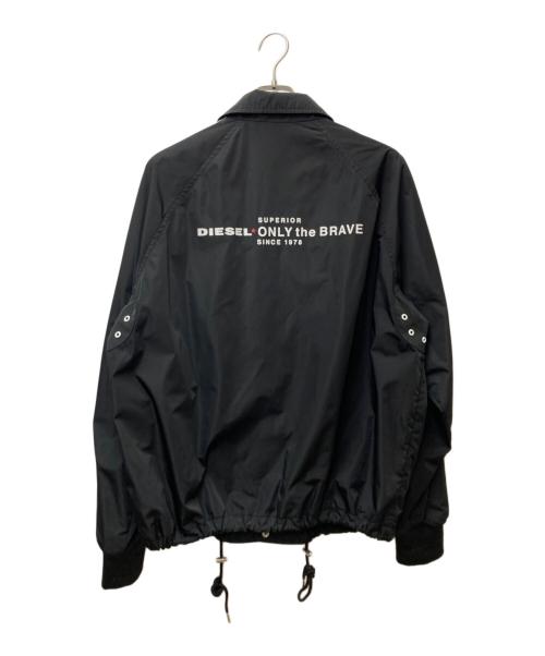 DIESEL（ディーゼル）DIESEL (ディーゼル) J-AKITO 裏メッシュコーチジャケット ブラック サイズ:Lの古着・服飾アイテム