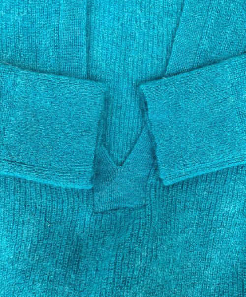 Ernie Palo（アーニーパロ）Ernie Palo (アーニーパロ) Mohair V Neck L/S Knit EP06KN03 ブルー サイズ:48の古着・服飾アイテム