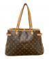 LOUIS VUITTON (ルイ ヴィトン) バティニョール オリゾンタル ショルダートートバッグ M51154 ブラウン：73000円
