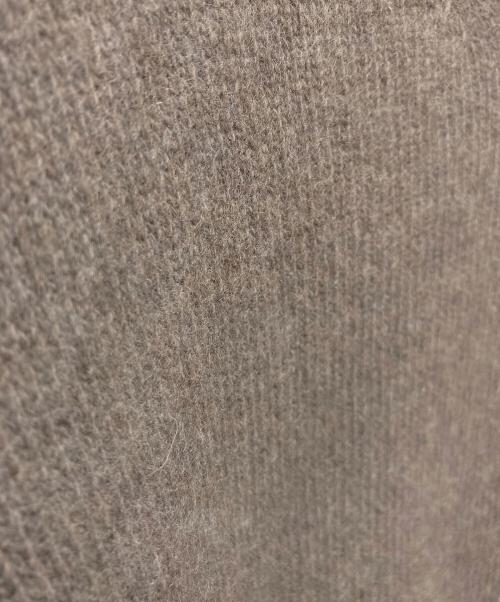 Noble（ノーブル）Noble (ノーブル) カシミヤウールショートVプルオーバー ブラウン サイズ:表記なしの古着・服飾アイテム