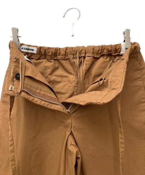 JIL SANDER（ジルサンダー）JIL SANDER (ジルサンダー) Women’s Drawstring Trousers J40KA0015 ブラウン サイズ:32の古着・服飾アイテム