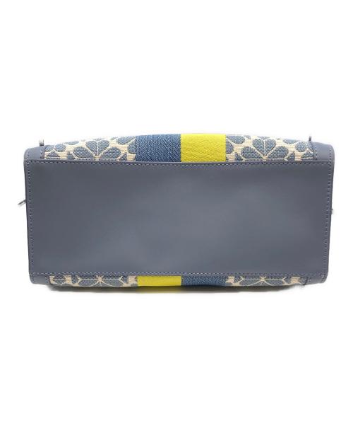 Kate Spade（ケイトスペード）Kate Spade (ケイトスペード) スペードフラワージャカードマンハッタンスモールトート スカイブルーの古着・服飾アイテム