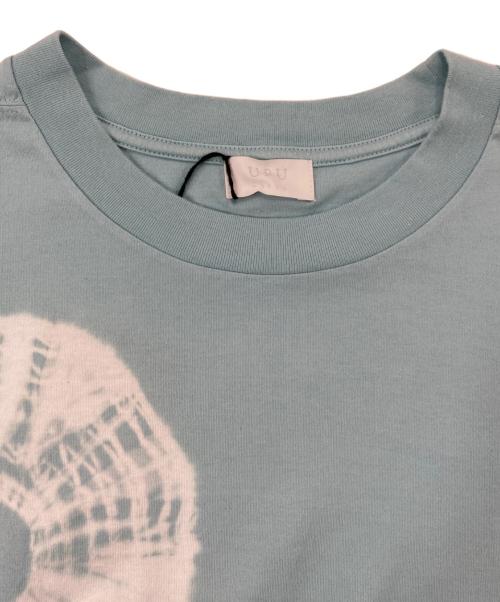 URU（ウル）URU (ウル) 絞り染Tシャツ ブルー サイズ:MEDIUM 未使用品の古着・服飾アイテム