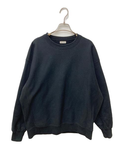 STEVEN ALAN（スティーブンアラン）STEVEN ALAN (スティーブンアラン) セットインスリーブクルーネックスウェット ブラック サイズ:Mの古着・服飾アイテム