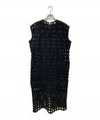 AKIRA NAKAアキラナカ）の古着「COTTON LACE DRESS　ES2233-BK」｜ブラック