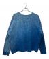 Knuth Marf (クヌースマーフ) 別注Uneck knit pullover KM23SUG14-1 スカイブルー サイズ:Free：4000円