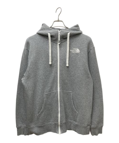 THE NORTH FACE（ザ ノース フェイス）THE NORTH FACE (ザ ノース フェイス) フードロゴジップアップパーカー NT1150 グレー サイズ:Lの古着・服飾アイテム