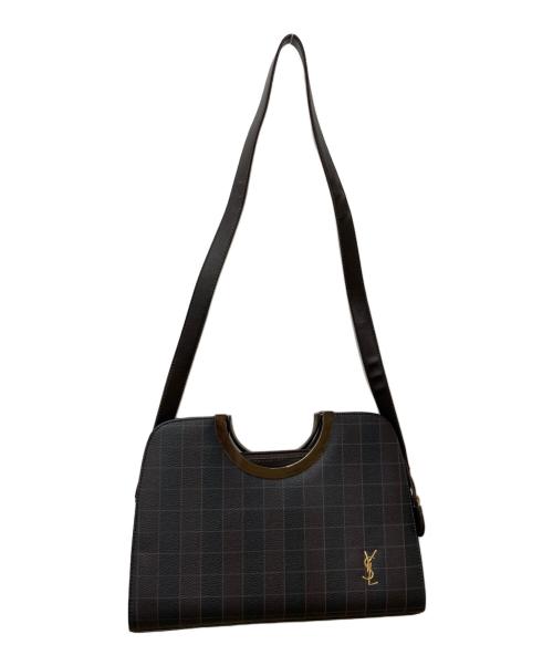 Yves Saint Laurent（イヴサンローラン）Yves Saint Laurent (イヴサンローラン) 2WAYバッグ ブラウンの古着・服飾アイテム