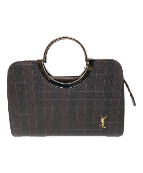 Yves Saint Laurent（イヴサンローラン）Yves Saint Laurent (イヴサンローラン) 2WAYバッグ ブラウンの古着・服飾アイテム