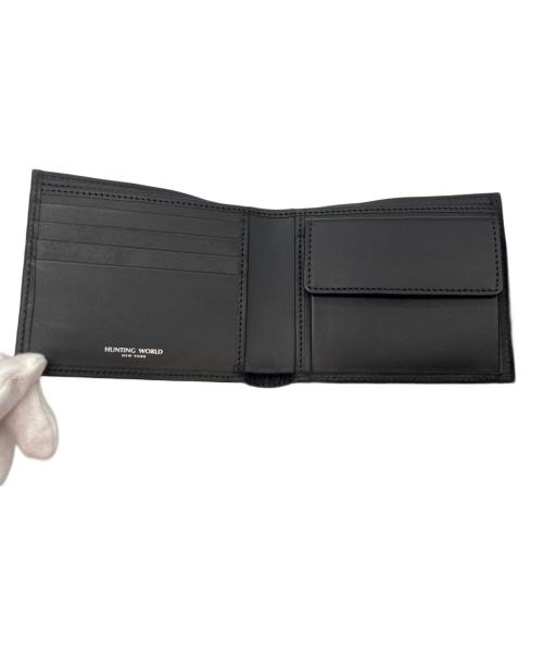 HUNTING WORLD（ハンティングワールド）HUNTING WORLD (ハンティングワールド) ユーティリティカモダブルウォレット 302UTC ネイビーの古着・服飾アイテム