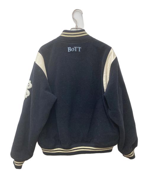 BoTT（ボット）BoTT (ボット) Teddy Varsity Jacket 233boTT03 ネイビー サイズ:Mの古着・服飾アイテム
