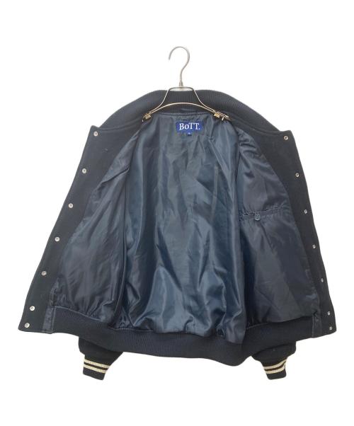 BoTT（ボット）BoTT (ボット) Teddy Varsity Jacket 233boTT03 ネイビー サイズ:Mの古着・服飾アイテム