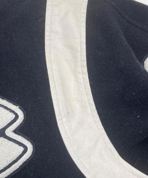 BoTT（ボット）BoTT (ボット) Teddy Varsity Jacket 233boTT03 ネイビー サイズ:Mの古着・服飾アイテム