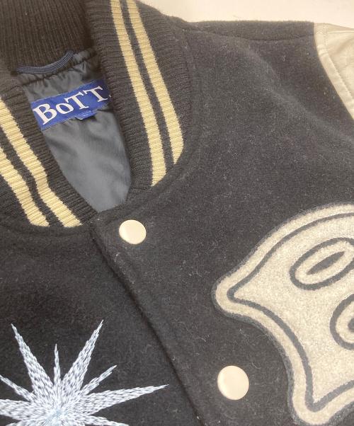 BoTT（ボット）BoTT (ボット) Teddy Varsity Jacket 233boTT03 ネイビー サイズ:Mの古着・服飾アイテム