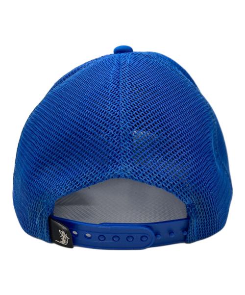 stussy（ステューシー）stussy (ステューシー) SUPER S MESH TRUCKER CAP] ブルー サイズ:Fの古着・服飾アイテム