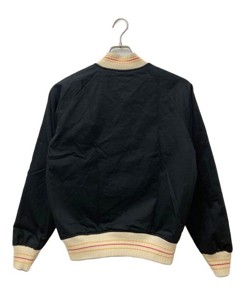 Pherrow's（フェローズ）Pherrow's (フェローズ) 匠スカジャン ブラック×ベージュ サイズ:Mの古着・服飾アイテム